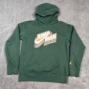 Jordan Hoodie Youth XL Black Pullover Jumpman Logo Boys
